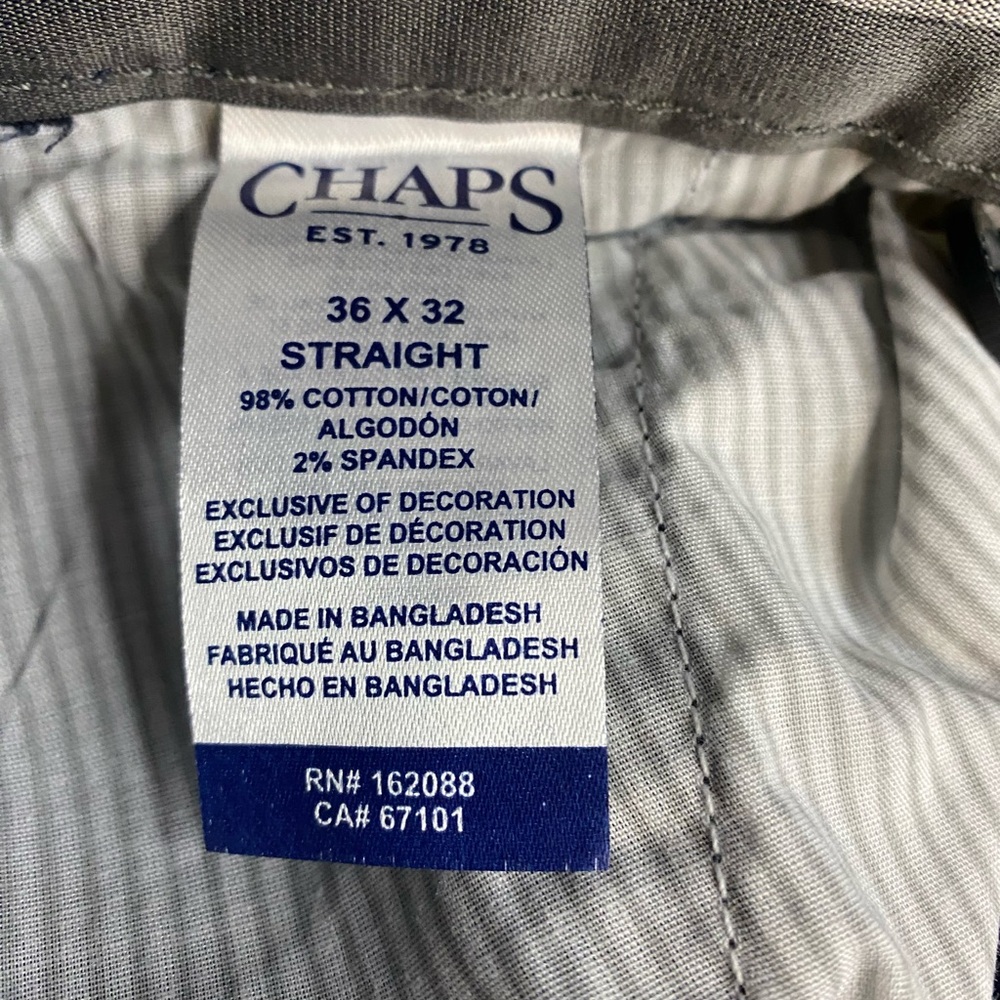 Chaps Navy Casual Pants